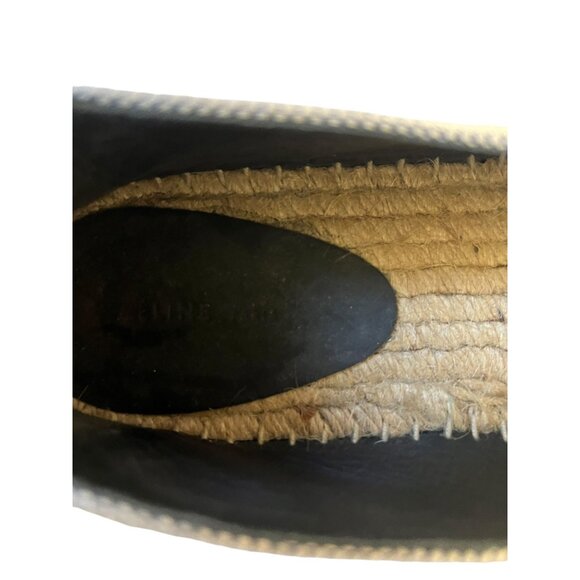 Celine Canvas Espadrilles Slip On Navy Blue Made in Spain Size 40 - Picture 5 of 10